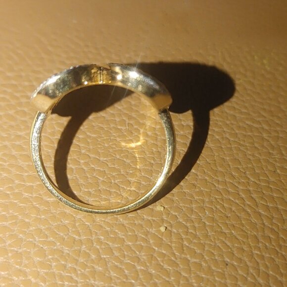 Butterfly Ring 925 Sterling Silver DBJ Sz 6 Gold Plated Vintage Inspire Jewelry - Picture 4 of 13